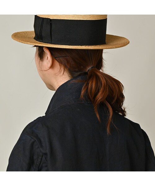 45R（フォーティファイブアール）の「リネンクロスの908ジャカーデ（インディゴ）（ジャケット/アウター・レディース・92-墨インディゴ・01-XS/02-S/03-M/04-L/05-XL）」の15枚目の写真