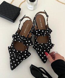 prose verse | Wストラップリボンミュール(パンプス)