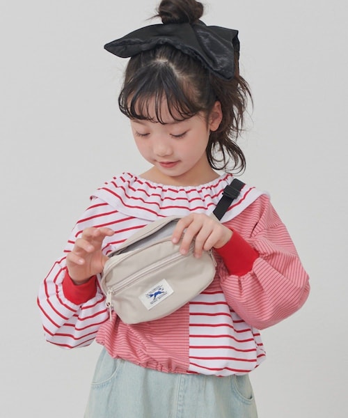 CIAOPANIC TYPY(チャオパニックティピー)の「【KIDS】【FOX×TYPY】マルチウェイショルダーBAG(ショルダーバッグ・キッズ・ブラック/ベージュ/サックスブルー・ONE)」の2枚目の写真