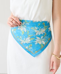 COLLAGE GALLARDAGALANTE | 【PAPILLONNER/パピヨネ】フラワープリントスカーフ(バンダナ/スカーフ)