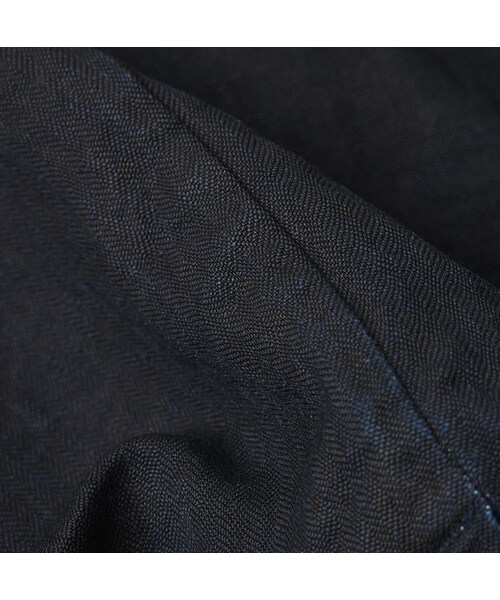 45R（フォーティファイブアール）の「リネンヘリンボンの908馬ジャケット（インディゴ）（ジャケット/アウター・レディース・73-インディゴ・02-S/04-L）」の20枚目の写真