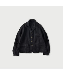 45R | リネンヘリンボンの908馬ジャケット（インディゴ）