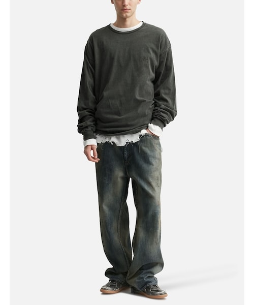 ANCELLM（アンセルム）の「Embroidery Dyed Long Sleeves T-Shirt（その他・メンズ・other・1/2/3）」の5枚目の写真