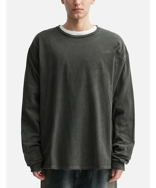 ANCELLM（アンセルム）の「Embroidery Dyed Long Sleeves T-Shirt（その他・メンズ・other・1/2/3）」の3枚目の写真