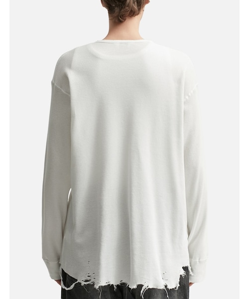 ANCELLM（アンセルム）の「Damage Waffle Crew Long Sleeves T-Shirt（その他・メンズ・other・1/2/3）」の4枚目の写真