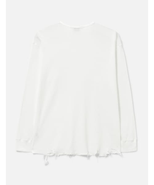 ANCELLM（アンセルム）の「Damage Waffle Crew Long Sleeves T-Shirt（その他・メンズ・other・1/2/3）」の2枚目の写真