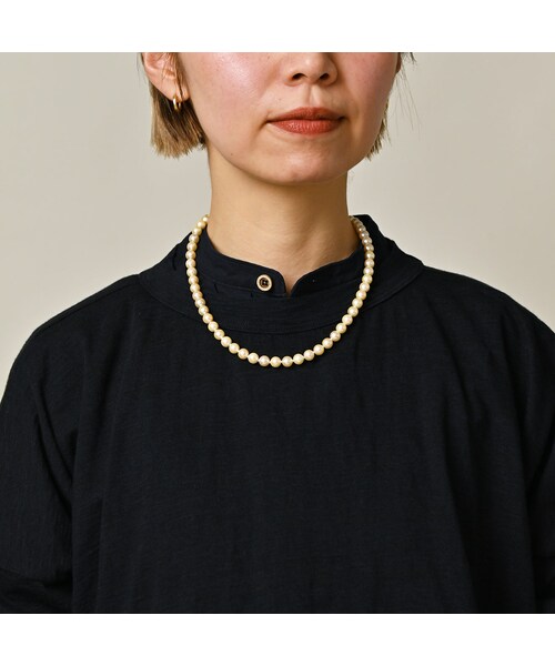 45R（フォーティファイブアール）の「天竺のビッグスリットTシャツ（インディゴ）（トップス・レディース・75-影色納戸・00-フリー）」の7枚目の写真