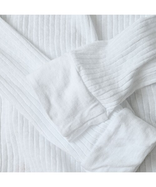 45R（フォーティファイブアール）の「トタンテレコのTシャツ（トップス・レディース・02-シロ/92-クロ・02-M/03-L）」の12枚目の写真