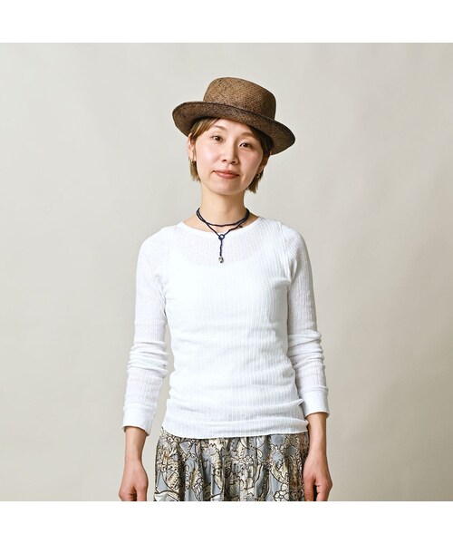 45R（フォーティファイブアール）の「トタンテレコのTシャツ（トップス・レディース・02-シロ/92-クロ・02-M/03-L）」の5枚目の写真