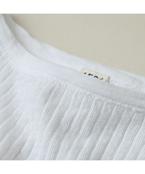 45R（フォーティファイブアール）の「トタンテレコのTシャツ（トップス・レディース・02-シロ/92-クロ・02-M/03-L）」の11枚目の写真