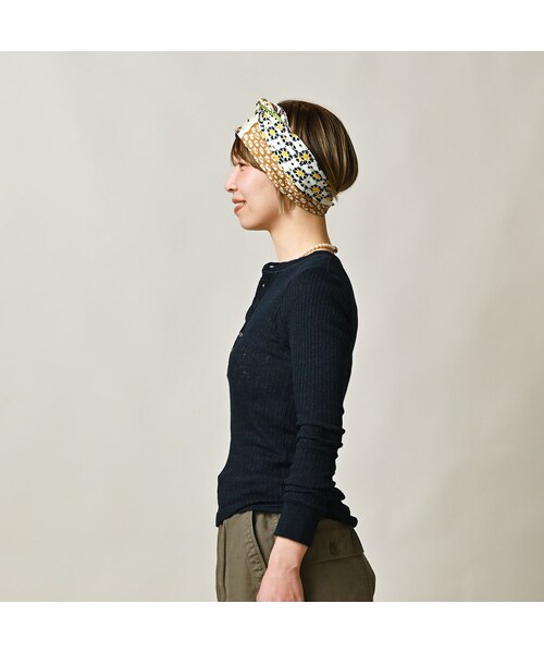 45R（フォーティファイブアール）の「トタンテレコのヘンリー（インディゴ）（トップス・レディース・73-インディゴ・02-M/03-L）」の5枚目の写真