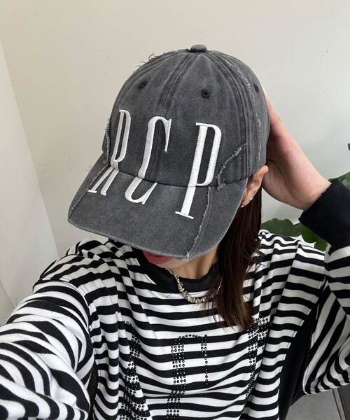 CIAOPANIC（チャオパニック）の「【RePRODUCTION LABEL / リプロダクションレーベル】スーパーキャップ（キャップ・レディース・パープル/ブラック・F）」の2枚目の写真