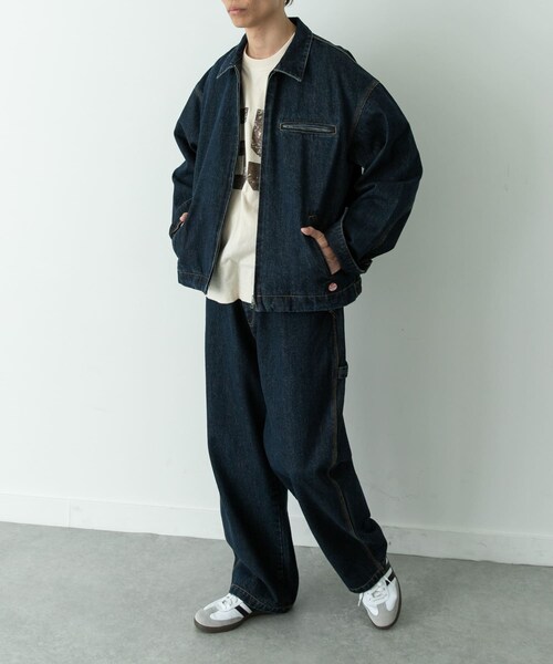 URBAN RESEARCH Sonny Label（アーバンリサーチサニーレーベル）の「『別注』RED KAP×Sonny Label　デニムジップブルゾン（デニムジャケット・メンズ・インディゴ/ワンウォッシュ・M/L）」の11枚目の写真