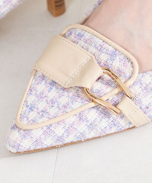 ORiental TRaffic（オリエンタルトラフィック）の「サイドバックルポインテッドトゥパンプス/62104（シューズ・ベージュ10/ブラック20/パープル51・34(22.0cm)/35(22.5cm)/36(23.0cm)/37(23.5cm)/38(24.0cm)/39(24.5cm)/40(25.0cm)/41(25.5cm)/42(26.0cm)）」の13枚目の写真