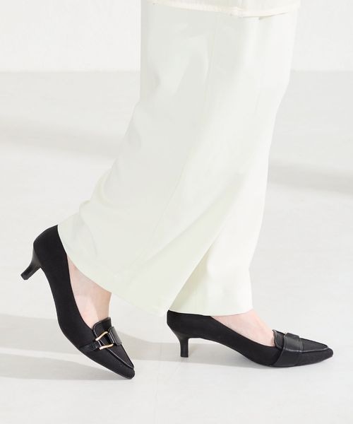 ORiental TRaffic（オリエンタルトラフィック）の「サイドバックルポインテッドトゥパンプス/62104（シューズ・ベージュ10/ブラック20/パープル51・34(22.0cm)/35(22.5cm)/36(23.0cm)/37(23.5cm)/38(24.0cm)/39(24.5cm)/40(25.0cm)/41(25.5cm)/42(26.0cm)）」の9枚目の写真