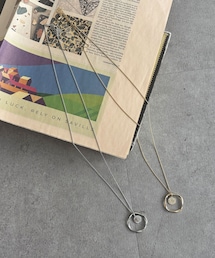 un dix cors | ロングチェーンコインフープネックレス(ネックレス)