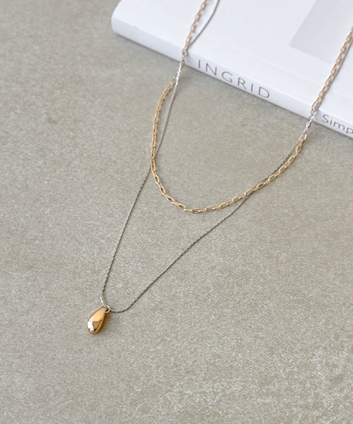 3coins（3coins）の「2連チェーンパーツショートネックレス（ネックレス・レディース・その他/その他1・FREE）」の2枚目の写真