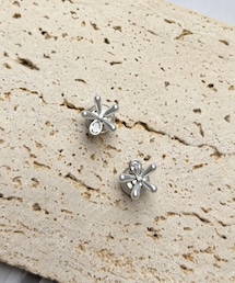 Lattice | フラワーマグネットピアス(イヤリング)