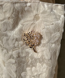 Lattice | 【オケージョン】パールフラワーブローチ(ブローチ/コサージュ)