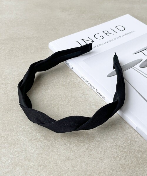 3coins（3coins）の「ツイストカチューシャ（カチューシャ・レディース・その他/ブラック・FREE）」の2枚目の写真