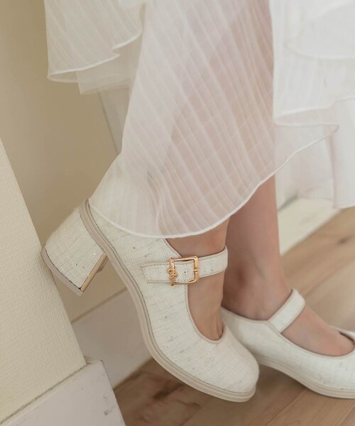 RANDA（ランダ）の「ヒールアップメリージェーンパンプス（その他・レディース・その他）」の4枚目の写真