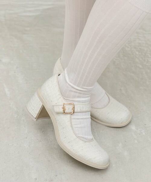 RANDA（ランダ）の「ヒールアップメリージェーンパンプス（その他・レディース・その他）」の5枚目の写真