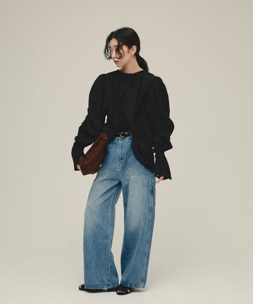 JEANASIS(ジーナシス)の「Flap Shoulder Bag(バッグ・ブラック(09)/ブラウン(58)・FREE)」の14枚目の写真