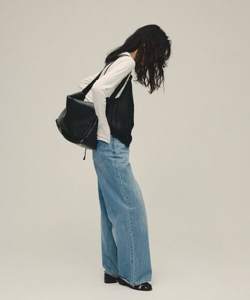 JEANASIS(ジーナシス)の「Flap Shoulder Bag(バッグ・ブラック(09)/ブラウン(58)・FREE)」の5枚目の写真