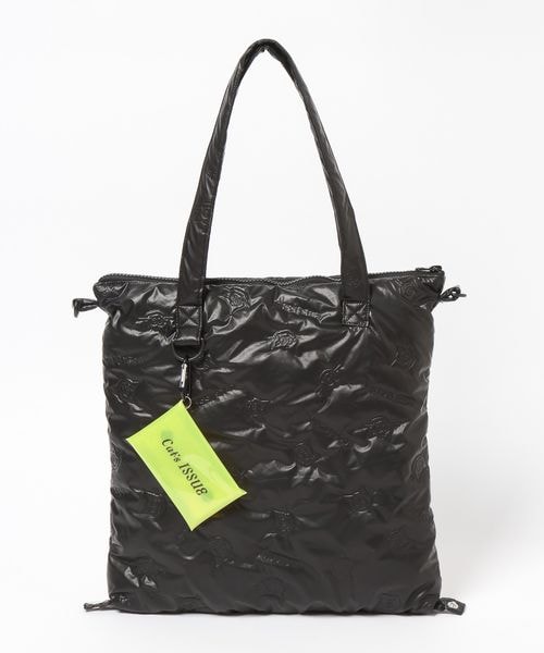 GLOBAL WORK（グローバルワーク）の「Cat's ISSUE/撥水マルチWAYキルトバッグ/636178（バッグ・ブラック09/シルバー12・ONESIZE）」の13枚目の写真