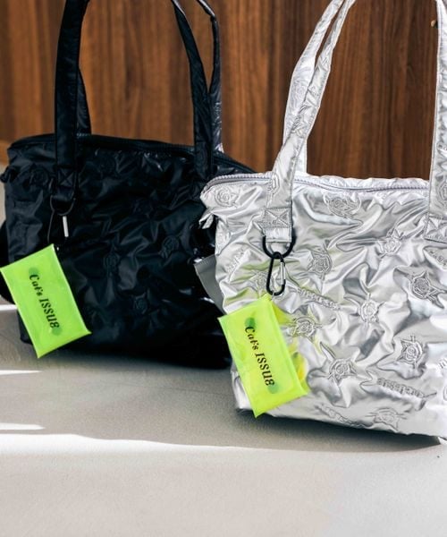 GLOBAL WORK（グローバルワーク）の「Cat's ISSUE/撥水マルチWAYキルトバッグ/636178（バッグ・ブラック09/シルバー12・ONESIZE）」の6枚目の写真