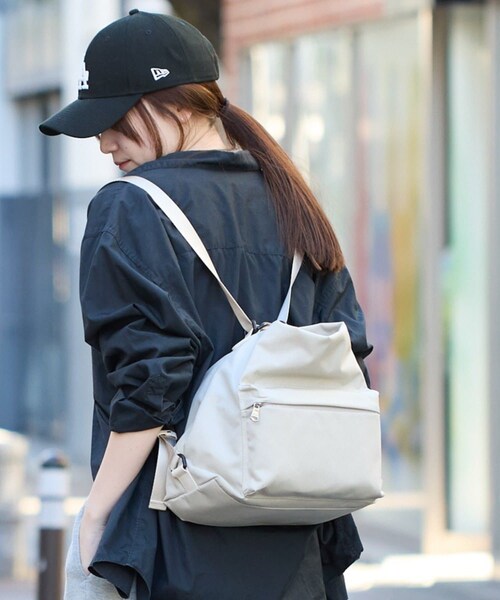 極美品 2way russet ラシット ショルダーバッグ リュックサック 紺