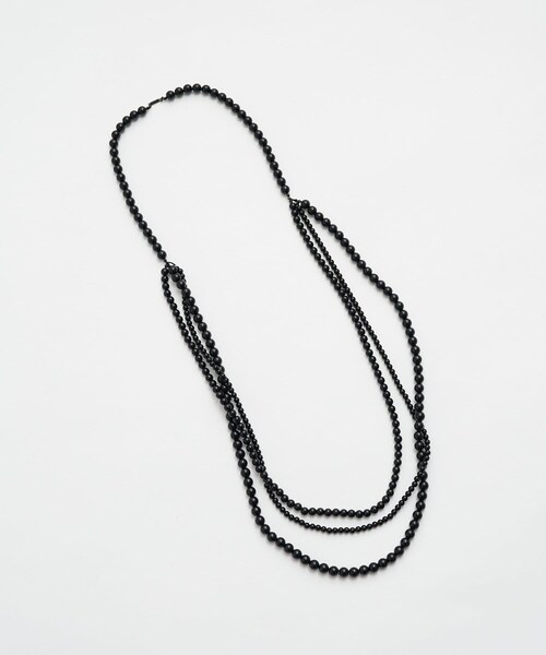 SHENERY（シーナリー）の「マルチアレンジボリュームネックレス（ネックレス・レディース・シルバー/ブラック・F）」の2枚目の写真