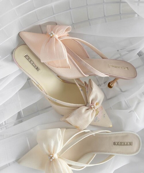 RANDA（ランダ）の「シアーリボンミュールパンプス（その他・レディース・その他）」の13枚目の写真