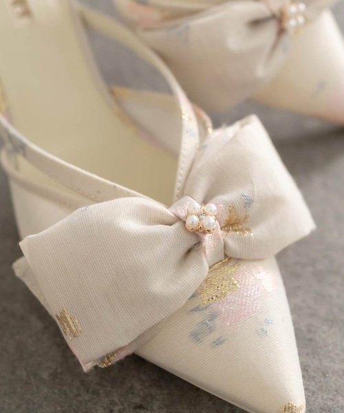 RANDA（ランダ）の「シアーリボンミュールパンプス（その他・レディース・その他）」の5枚目の写真