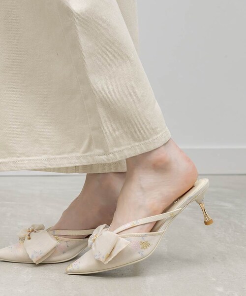 RANDA（ランダ）の「シアーリボンミュールパンプス（その他・レディース・その他）」の7枚目の写真