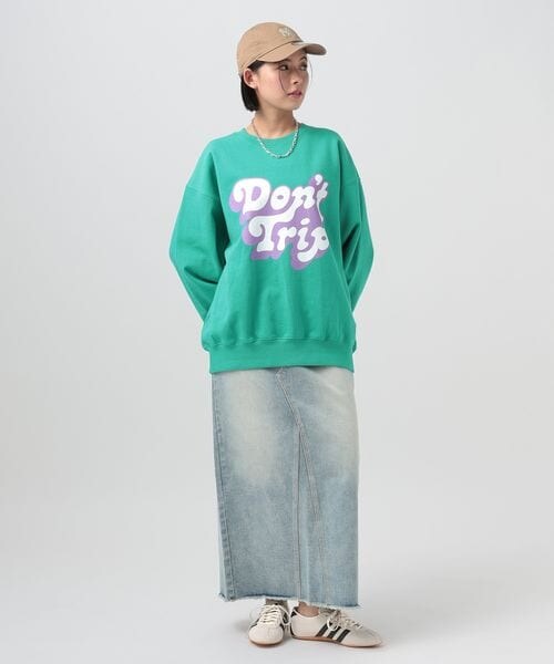 BAYFLOW（ベイフロー）の「別注プリントスウェットプルオーバー（ユニセックス）（その他・オフホワイト11/ピンク20/グリーン70・M/L）」の18枚目の写真