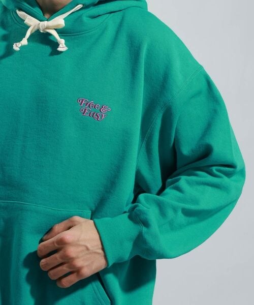 BAYFLOW（ベイフロー）の「【Free＆Easy（フリーアンドイージー）別注バックプリントパーカー（その他・オフホワイト11/グリーン70/ブルー80・M/L）」の21枚目の写真