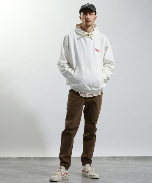 BAYFLOW（ベイフロー）の「【Free＆Easy（フリーアンドイージー）別注バックプリントパーカー（その他・オフホワイト11/グリーン70/ブルー80・M/L）」の4枚目の写真