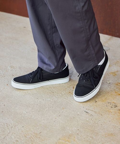 GLOBAL WORK（グローバルワーク）の「らくっションキャンバススニーカー/646778（その他・メンズ・オフ05/ブラック09・M (26-26.5cm)/L (27-27.5cm)）」の8枚目の写真