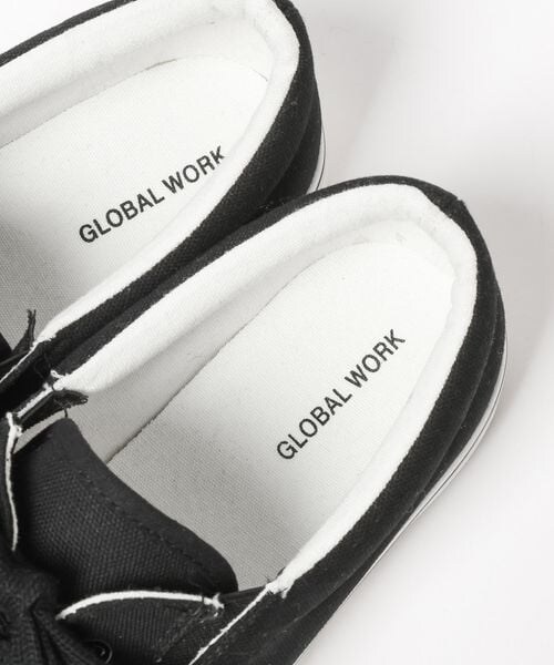 GLOBAL WORK（グローバルワーク）の「らくっションキャンバススニーカー/646778（その他・メンズ・オフ05/ブラック09・M (26-26.5cm)/L (27-27.5cm)）」の17枚目の写真