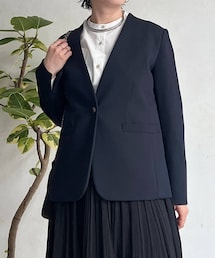 un dix cors | 【フォーマル・セレモニー】TRダブルクロスシングルジャケット(テーラードジャケット)