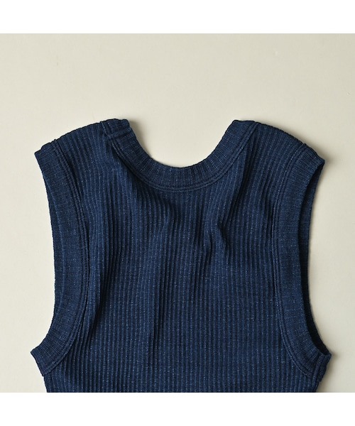 45R（フォーティファイブアール）の「ONEONE 宝物のキャミ（インディゴ）（トップス・レディース・73-インディゴ・00-フリー）」の8枚目の写真