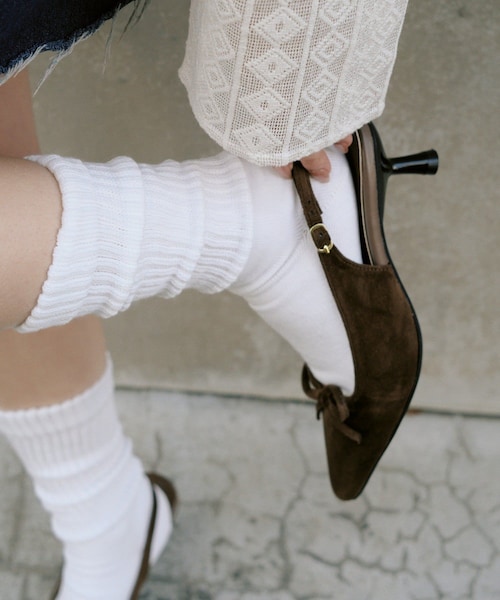 CIAOPANIC TYPY（チャオパニックティピー）の「【パルクロ限定】【yomo企画】リボンストラップパンプス（パンプス・レディース・ピンク/ブラック/ブラウン・XL/S/L/M）」の3枚目の写真