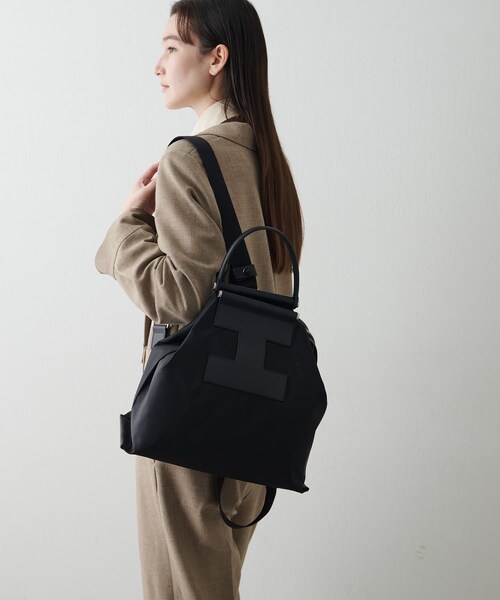 IACUCCI(イアクッチ)の「ソルベット BP NYLON/RUGA(バックパック/リュック・レディース・ブラック・FREE)」の1枚目の写真