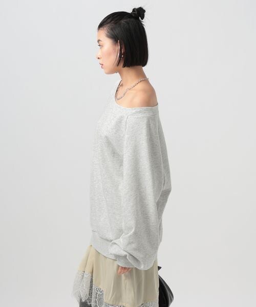 BAYFLOW（ベイフロー）の「[WEB限定]ルーズスウェット（その他・オフホワイト11/グレー15/ブラック19/ピンク20/ベージュ55・F）」の17枚目の写真