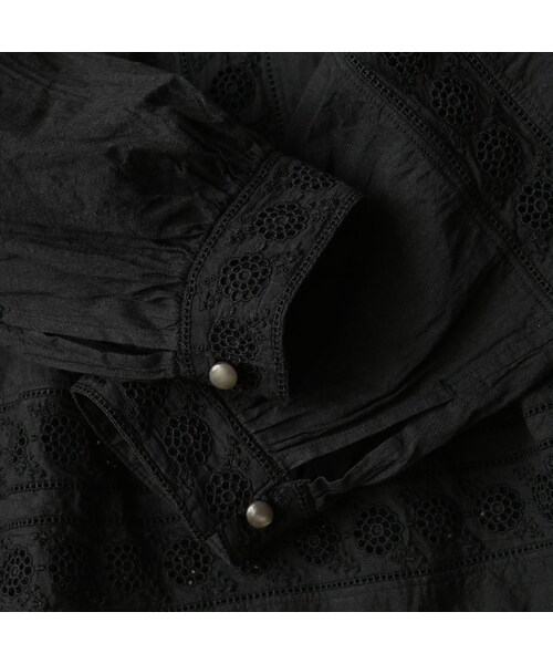 45R（フォーティファイブアール）の「インドカディのカットワークdeTシャツ（その他・レディース・92-クロ・00-フリー）」の15枚目の写真