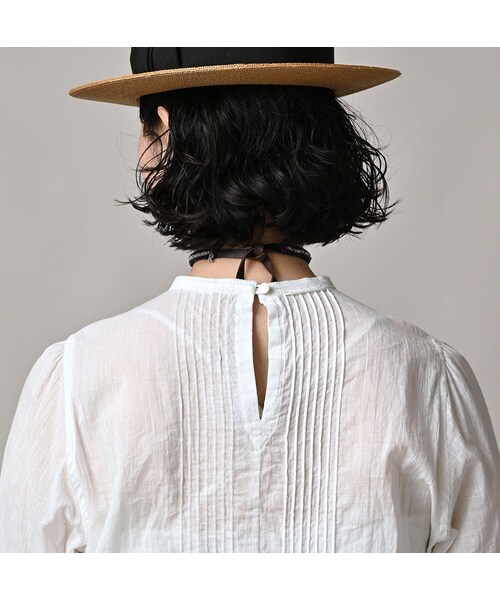 45R（フォーティファイブアール）の「インドカディのカットワークdeTシャツ（その他・レディース・02-白・00-フリー）」の10枚目の写真