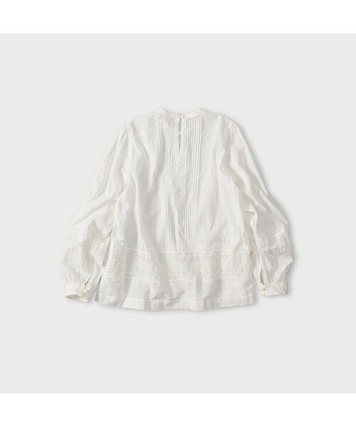 45R（フォーティファイブアール）の「インドカディのカットワークdeTシャツ（その他・レディース・02-白・00-フリー）」の2枚目の写真