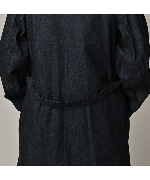 45R（フォーティファイブアール）の「麦比古デニムの908ワークコート（インディゴ 濃）（ジャケット/アウター・レディース・79-インディゴ 濃・02-S/04-L）」の15枚目の写真