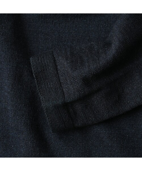 45R（フォーティファイブアール）の「ホール超ガーゼの908クルー（インディゴ）（トップス・レディース・73-影色納戸・01-XS/02-S/03-M）」の13枚目の写真